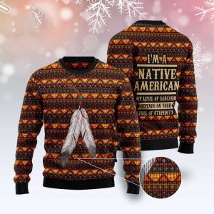 Native Feather Ugly Christmas Sweater Funny Xmas Sweater Sweater Xmas 1 wndcdp.jpg